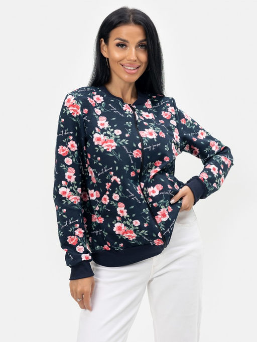 Бомбер женский на молнии - Милана фото 93