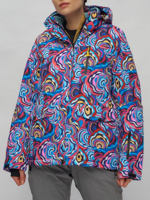 Горнолыжный костюм женский синего цвета 02302-1S - Chunmai фото 8