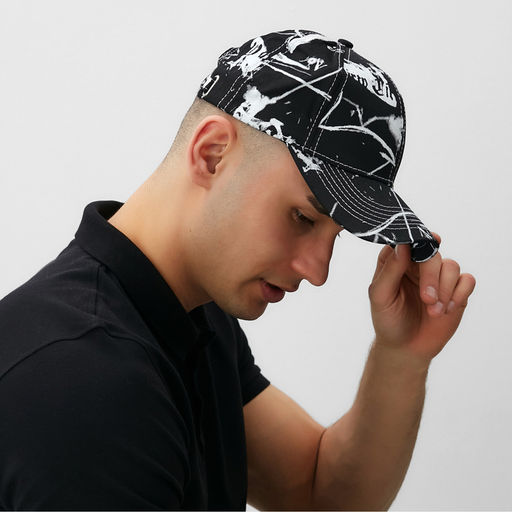 Кепка унисекс твил MINAKU, чёрно-белая, размер 58