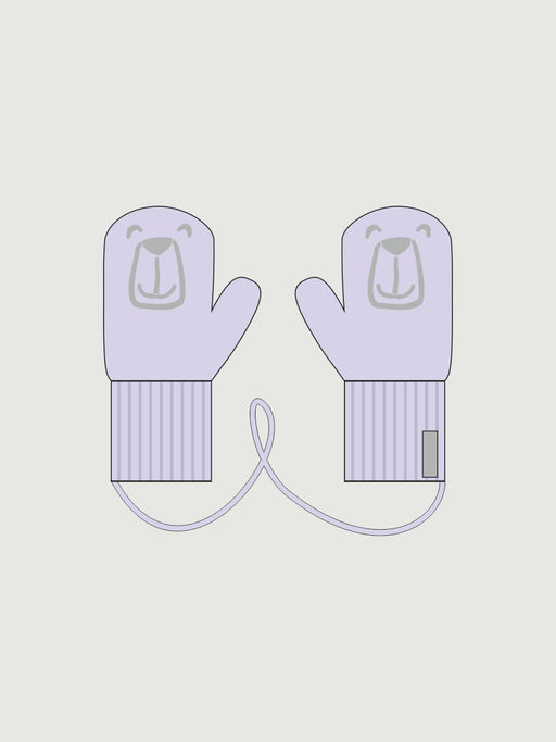 Варежки 14м22226 лаванда