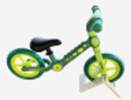 Беговел Slider, колеса EVA 12 дюймов, цвет: зеленый  фото 2