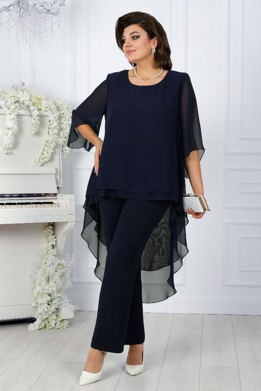 Платье Ninele 7431-Р темно-синий - Mira fashion фото 1612