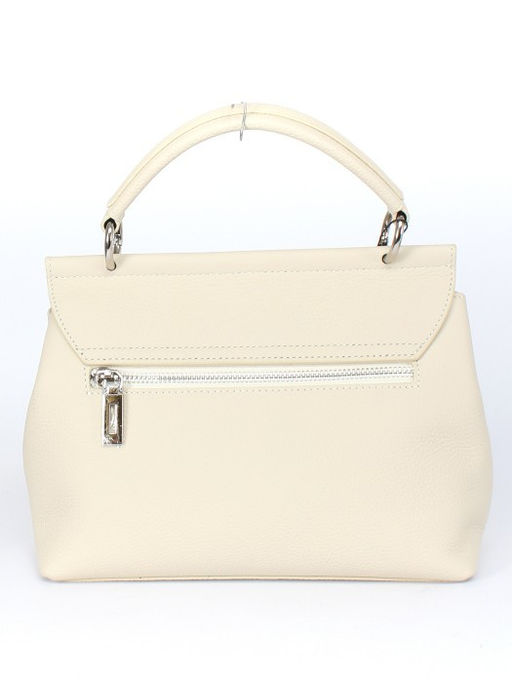 Сумка женская натуральная кожа GU 2066-6750, 1отд+карм/перег, плечевой ремень, молочный SALE 259964 - Adelia фото 2