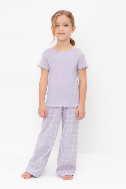 К 1636/лепесток орхидеи,двойная клетка пижама дет