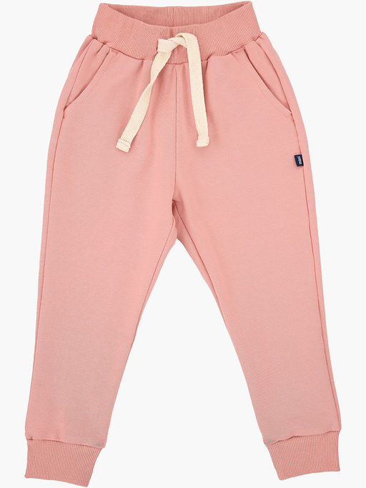 Брюки для девочки на резинке из кашкорсе UD 7517 мокко - Mini maxi фото 17