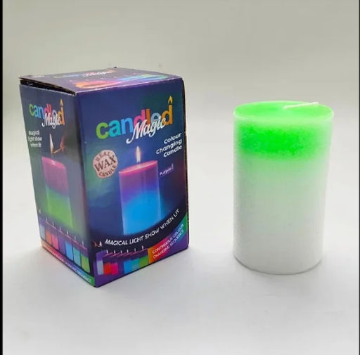 Магическая свеча RGB натуральная свеча из воска - Buro фото 2