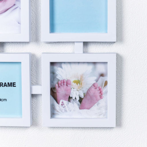 Фоторамка коллаж 25x43 см / Q1706 /уп 36/6 фото белая - Галеонтрейд фото 3