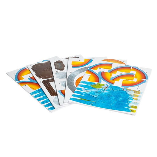 Конструктор пазл Глобус, 3D модель, диаметр 22 см, 71 элемент - Unicon фото 6