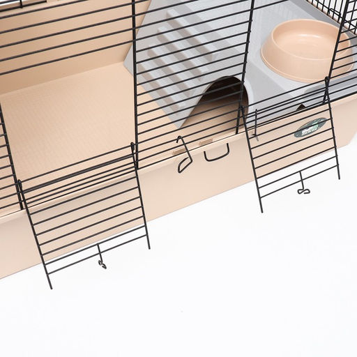 Клетка для шиншилл Пижон №11, складная, 80 х 50 х 46см, бежевая  фото 4