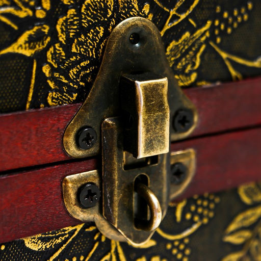 Шкатулка для украшений «Сундучок. Цветы и бамбук», дерево, состаренная, 15×22×15.5 см, МИКС