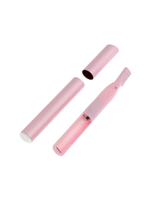 Триммер LEP-05, для бровей, 1хААА (не в комплекте), розовый