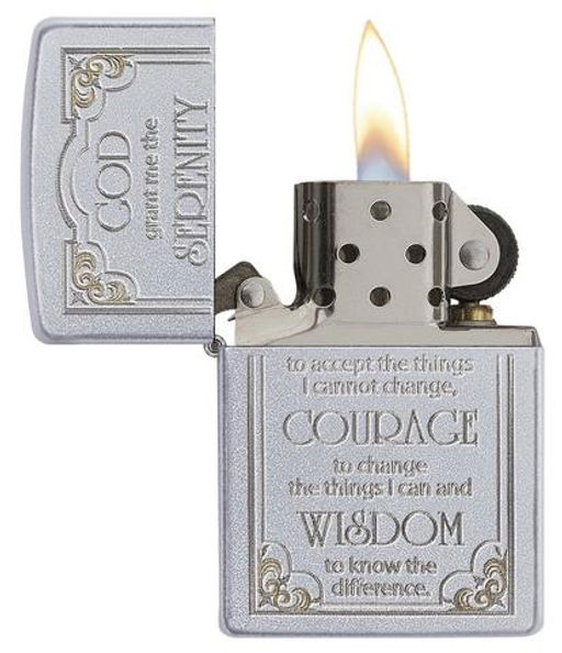 Зажигалка ZIPPO Молитва о безмятежности | Serenity Prayer 28458  фото 3