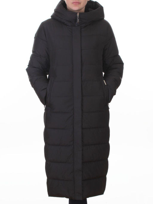 2037 DK. GRAY Пальто зимнее женское (200 гр. холлофайбер) - Fashion фото 4