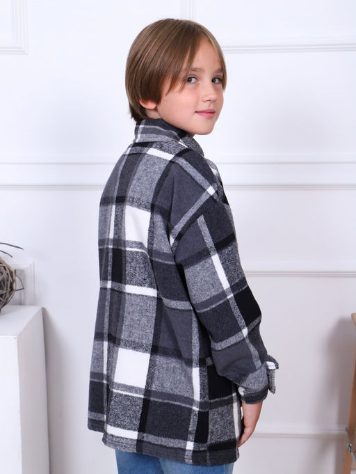 Р-001 Рубашка Мир 2 (чёрный) - Милаша фото 9