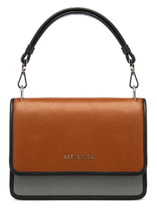 Сумка ELEGANZZA Z164-0503 grey/terracotta/black  фото 2
