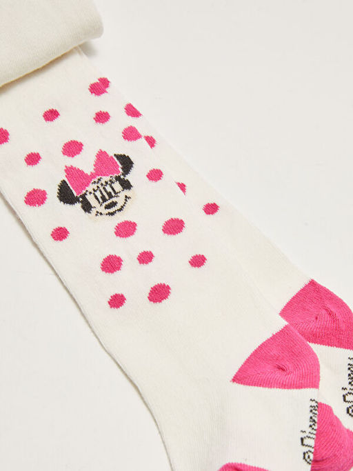 Minnie Mouse Desenli K?z Bebek K?lotlu ?orap - Waikiki фото 2