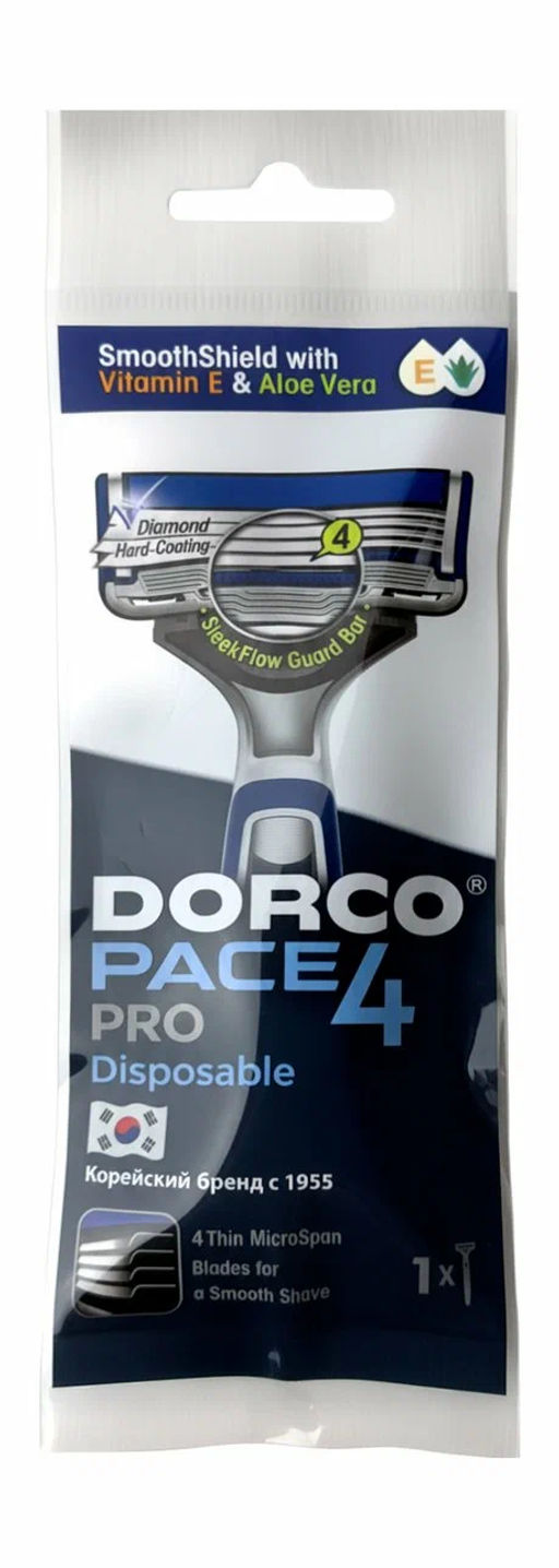 DORCO Станок для бритья одноразовый Pace 4 Pro мужские