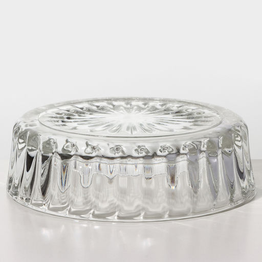 Сахарница ZARRIN, 300 мл, d=13 см, h=11 см, стекло, прозрачная