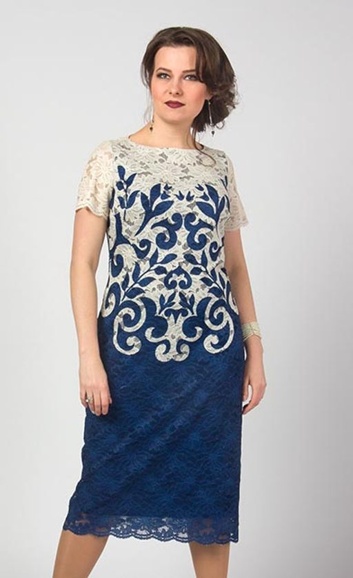 Платье с эффектом костюма! Из нарядного кружевного полотна - Ckc collections фото 3
