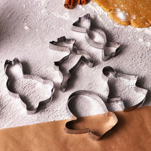 Формы для выпечки новогодние «Зимний вкус», 10 шт.