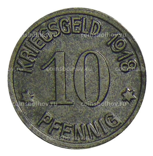 Монета 10 пфеннигов 1918 года Германия  Нотгельд  Кобленц