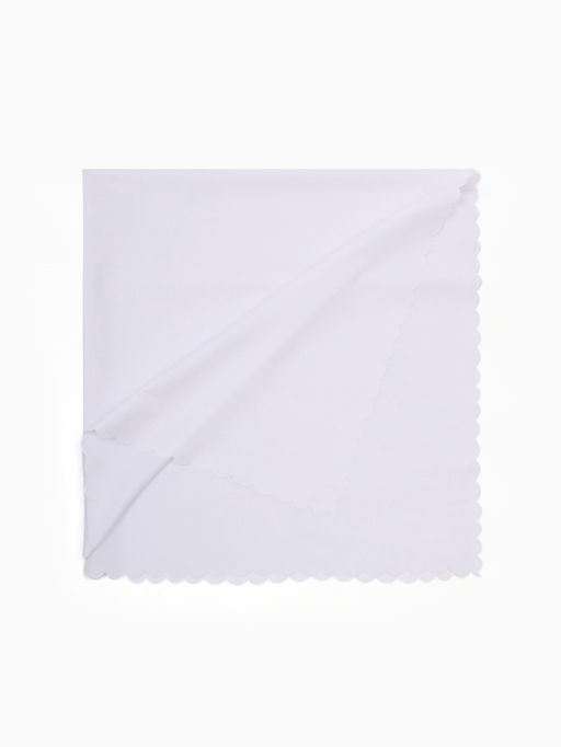 Скатерть «Доляна», однотонная, белая, 140×260 см