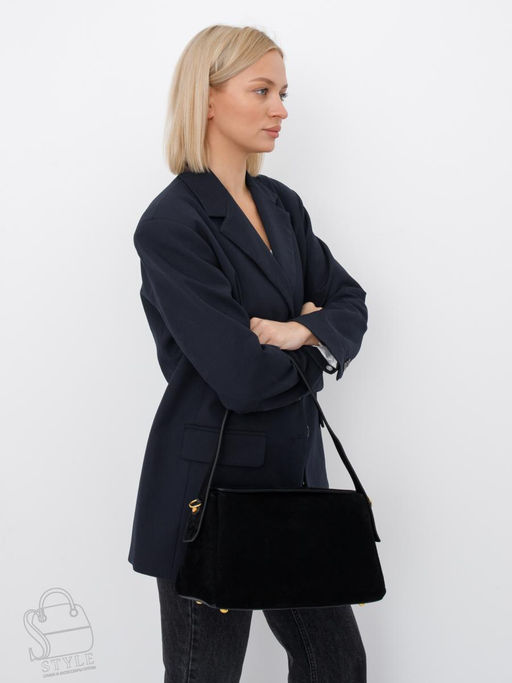 Сумка женская кожаная 1103M black Polina&Eiterou в Новосибирске