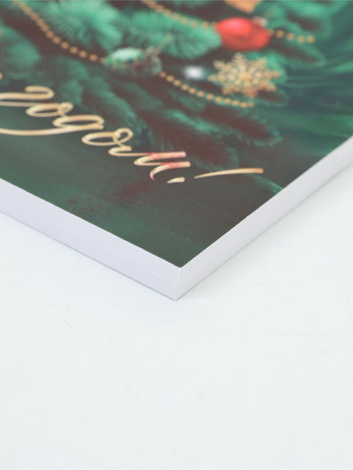 Подарочный набор новогодний в портфеле Время чудес, ежедневник А5, магнитные закладки и ручка