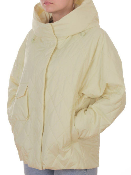 9606 YELLOW Куртка стеганная демисезонная женская (100 гр. холлофайбер) - Fashion фото 5