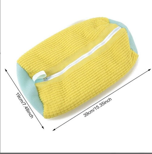 Мешок для стирки обуви серый , 40х20см