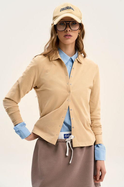 Джемпер GO F1013/04-01.164-170 бежевый