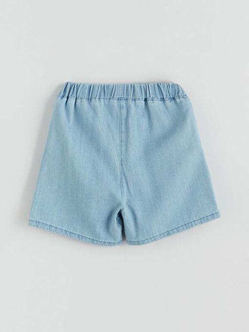 Beli Lastikli K?z ?ocuk Jean ?ort