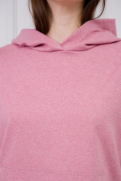 Костюм женский из футера Линда розовый меланж