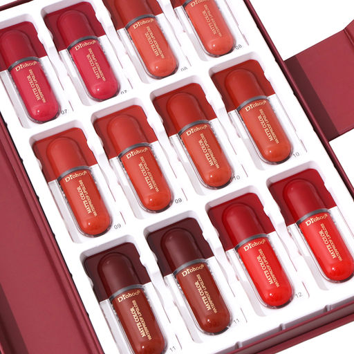 Цена за 24 шт. Блеск для губ, водостойкий, оттеночный микс