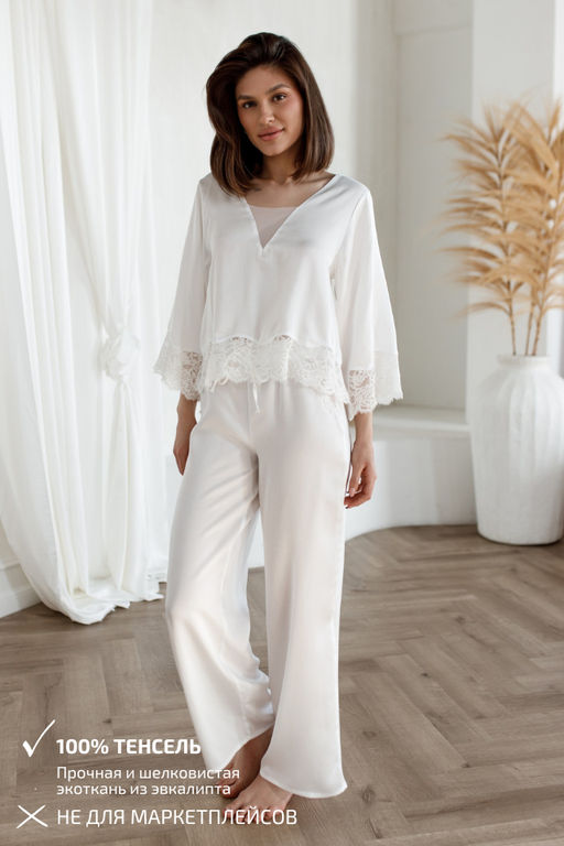 D0144 БЕЛАЯ ПИЖАМА