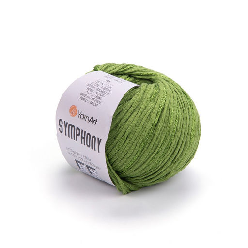 Симфония (Symphony) пряжа YarnArt 80%хлопок 20%вискоза 10х50г/125м  фото 13