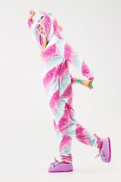 Пижама кигуруми Волшебный фиолетовый Единорог