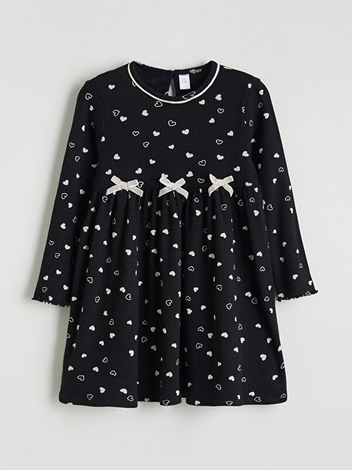 Fiyonk Detayl? K?z ?ocuk Elbise