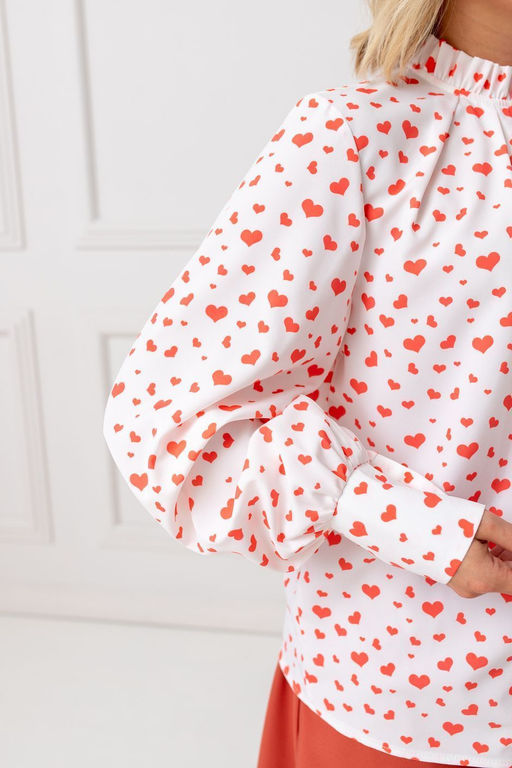 Блузка ТБ-987 сердечки - Angelika фото 4