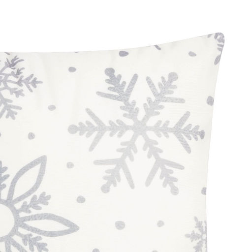 Наволочка декоративная новогодняя Этель. Снежинки 40?40 см, 100% п/э