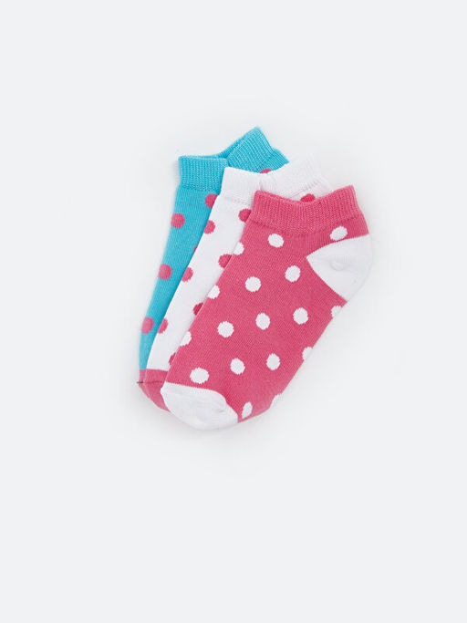 Puantiyeli K?z ?ocuk Patik ?orap 3l? - Waikiki фото 2