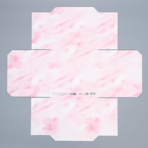 Коробка складная Цветы, 17 х 17 х 7 см - Дарите счастье фото 6