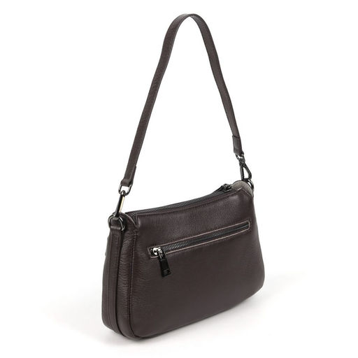 Женская кожаная сумка Sergio Valentini SV-3385 Д.Браун  фото 3