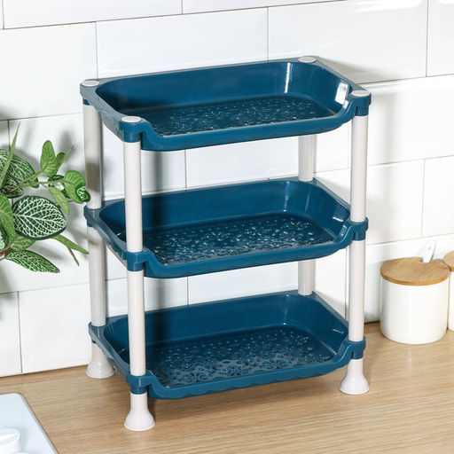 Этажёрка настольная 3 яруса «Пастель», МИКС