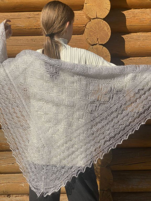 404 Паутинка Шарм серый 1м 30см *1м 30см