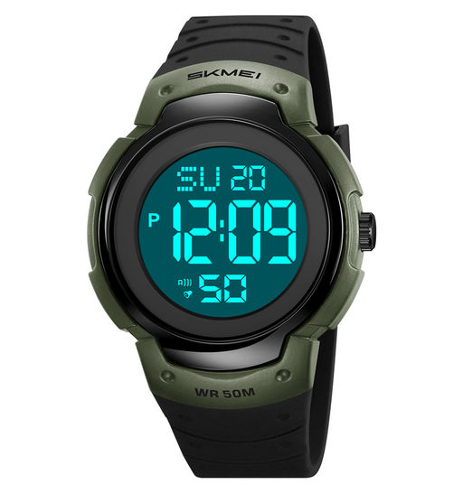 Часы наручные Skmei мужские электронные спортивные 2527green-white