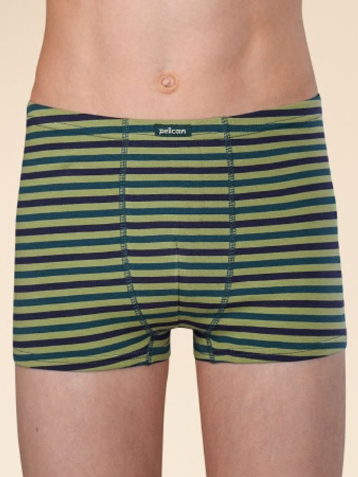 PELICAN, трусы для мальчиков, Зеленый/темно-синий  фото 2