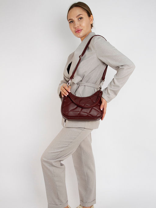 LACCOMA сумка Амира-24-L815-пурпурно-красный эко кожа хлопок