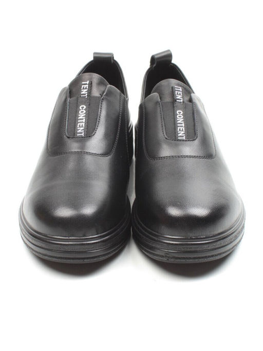 03-5069 BLACK Полуботинки женские (натуральная кожа)