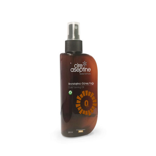 CIRE ASEPTIN Масло для загара 0 SPF Dark Tanning Oil, 200 мл